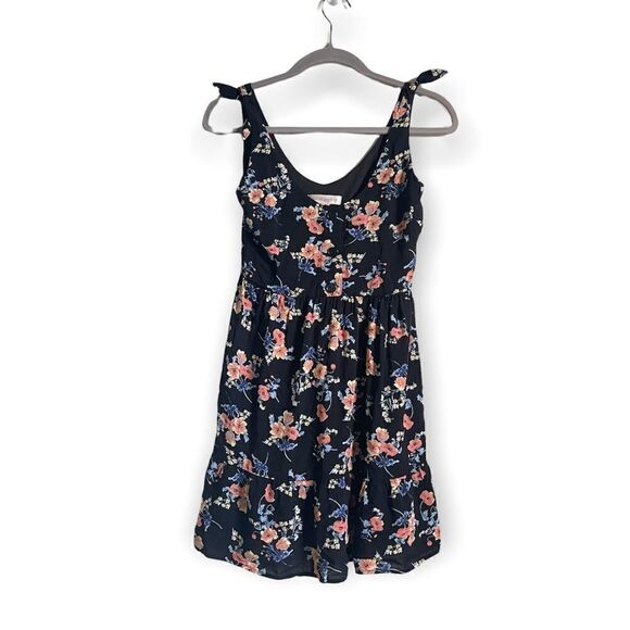 Band of Gypsies Floral Spring Tie Sun Dress XS - Picture 1 of 8